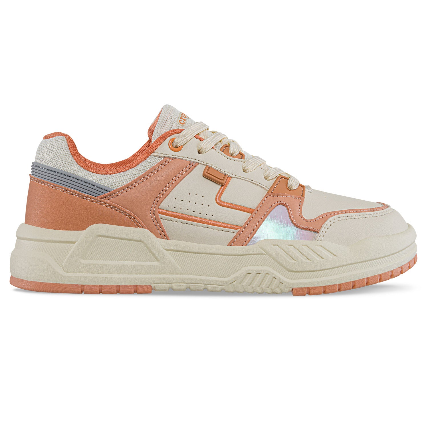 Tenis Urbanos Torx Beige-Coral Croydon para Mujer