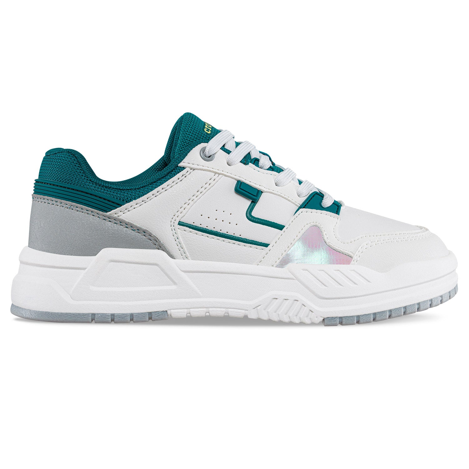 Tenis Urbanos Torx Blanco-Verde Croydon para Mujer