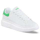 Tenis Zatrena Blanco-Verde Croydon para Mujer