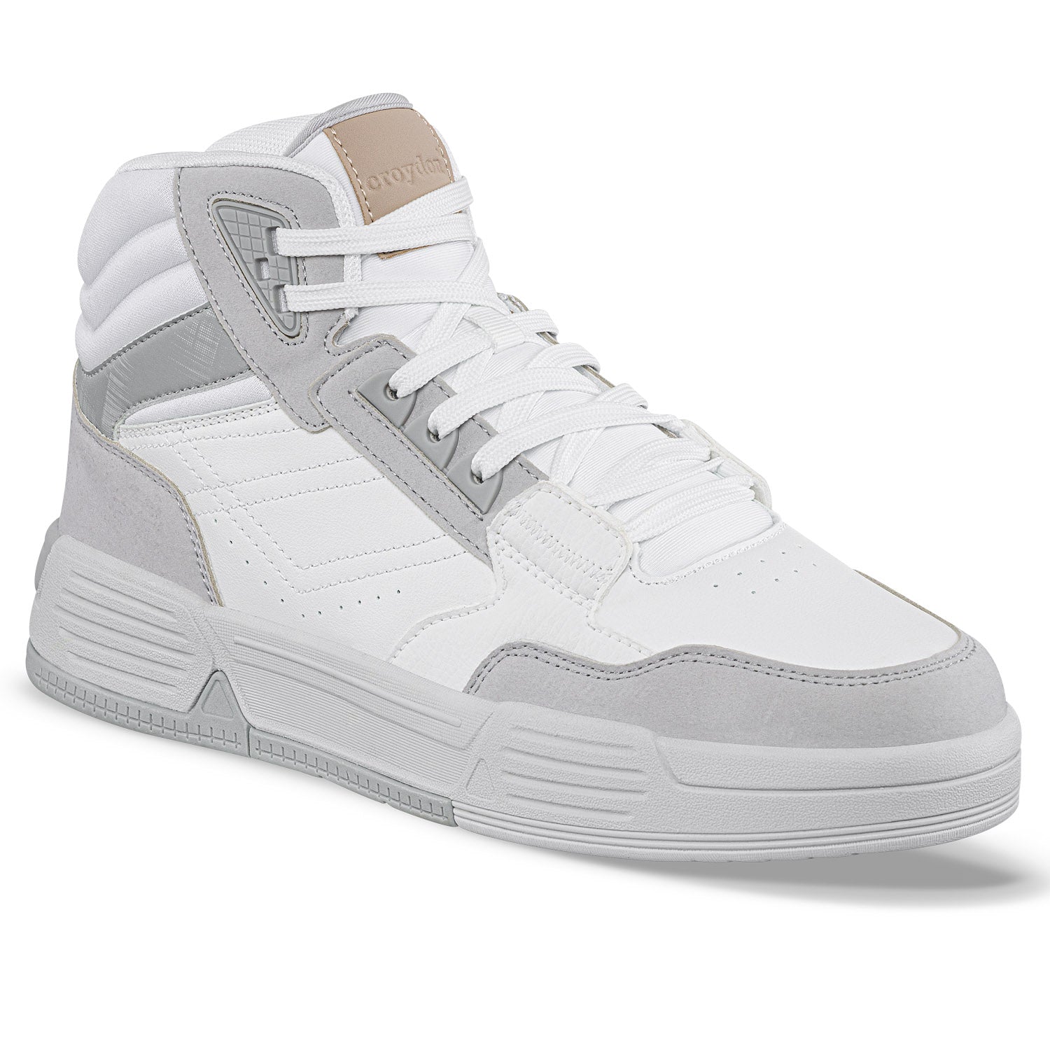 Tenis Urbanos Zidoy Blanco-Gris Croydon para Hombre