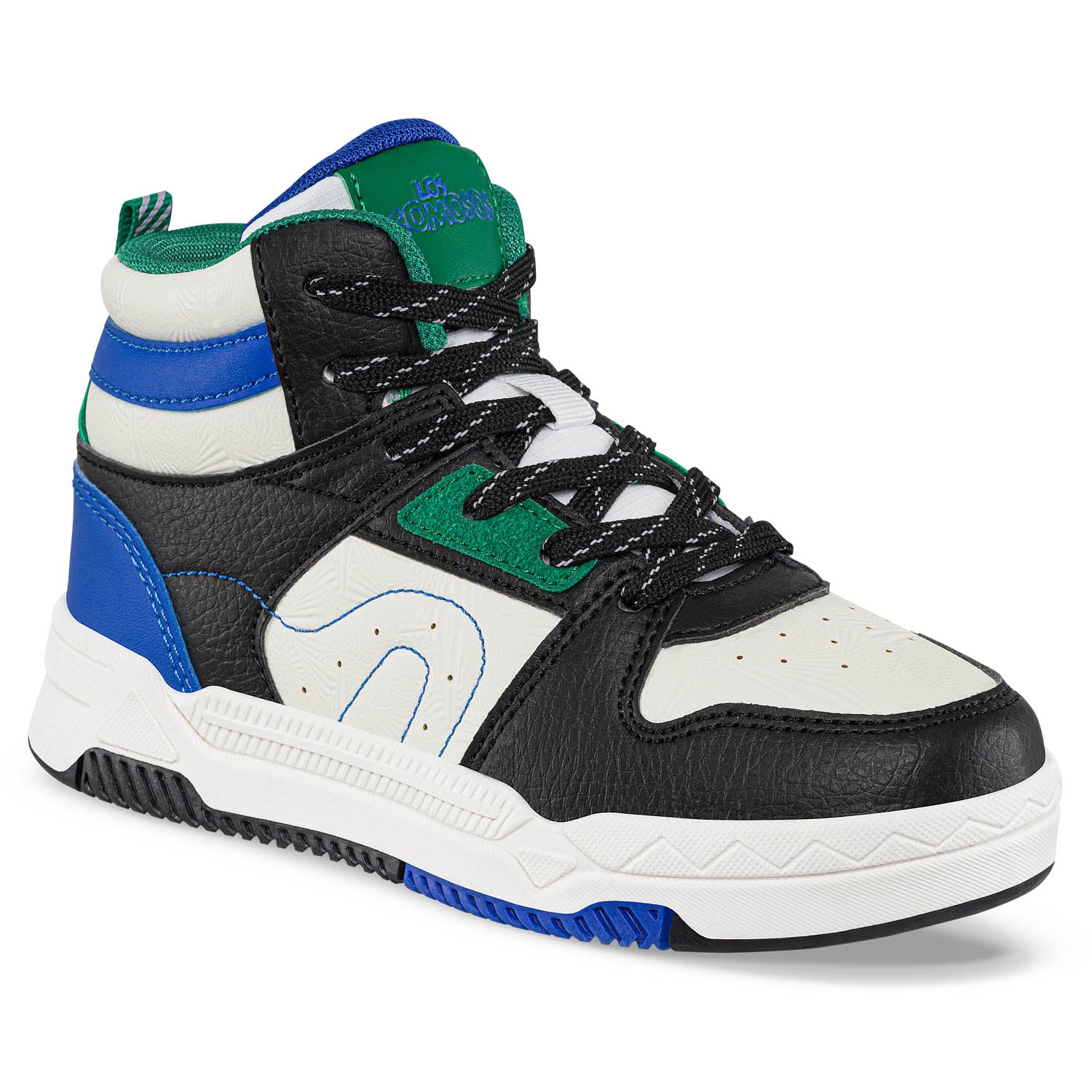 Tenis Urbanos Amfer Negro-Azul Los Gomosos para Niño