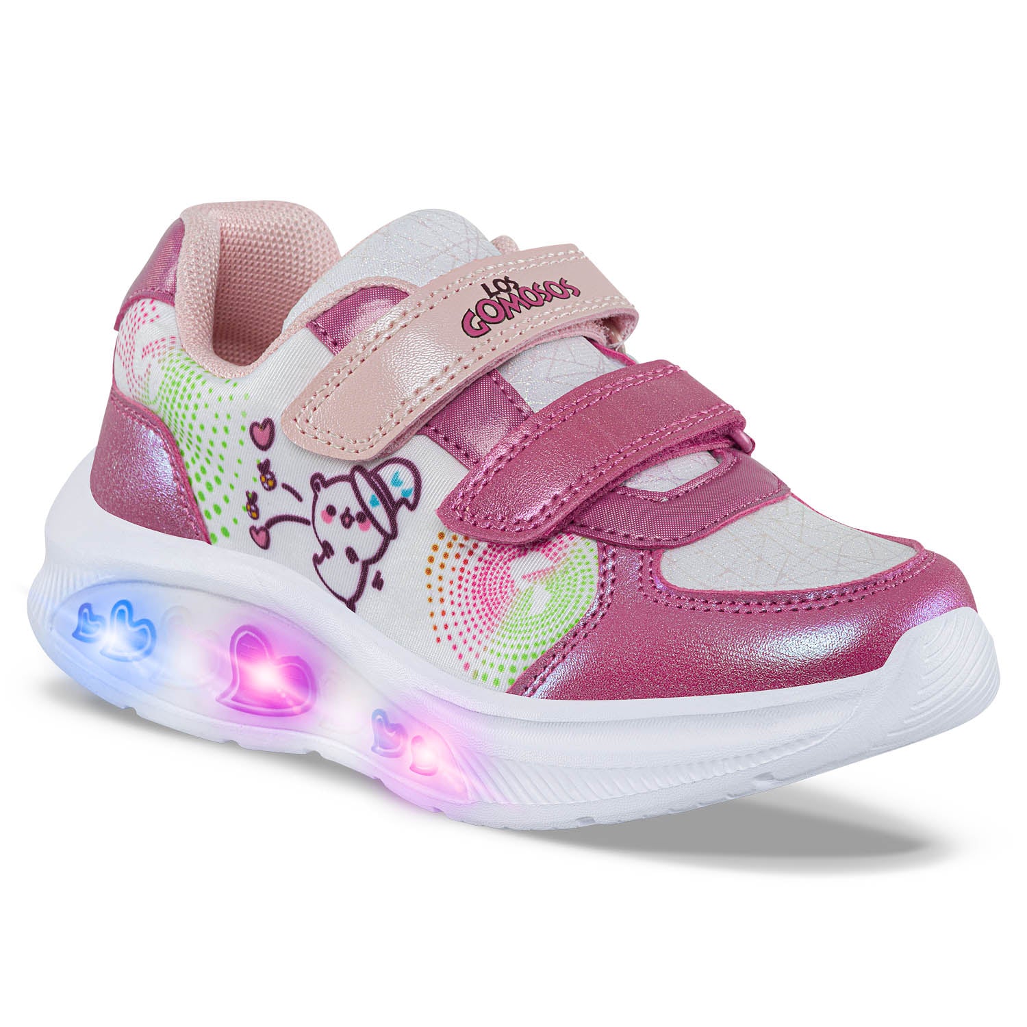 Tenis Luces Asfir Fucsia Los Gomosos para Niña
