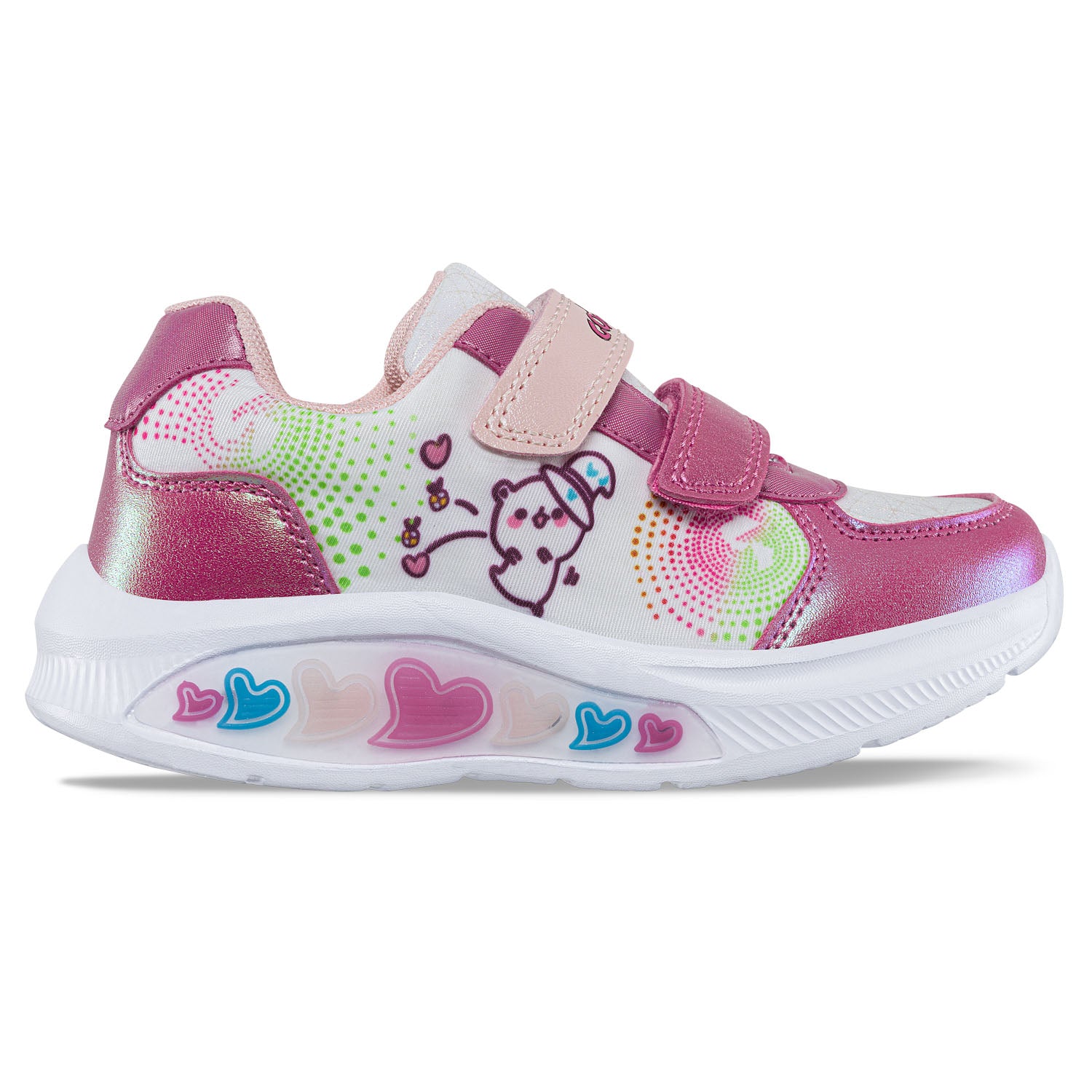 Tenis Luces Asfir Fucsia Los Gomosos para Niña