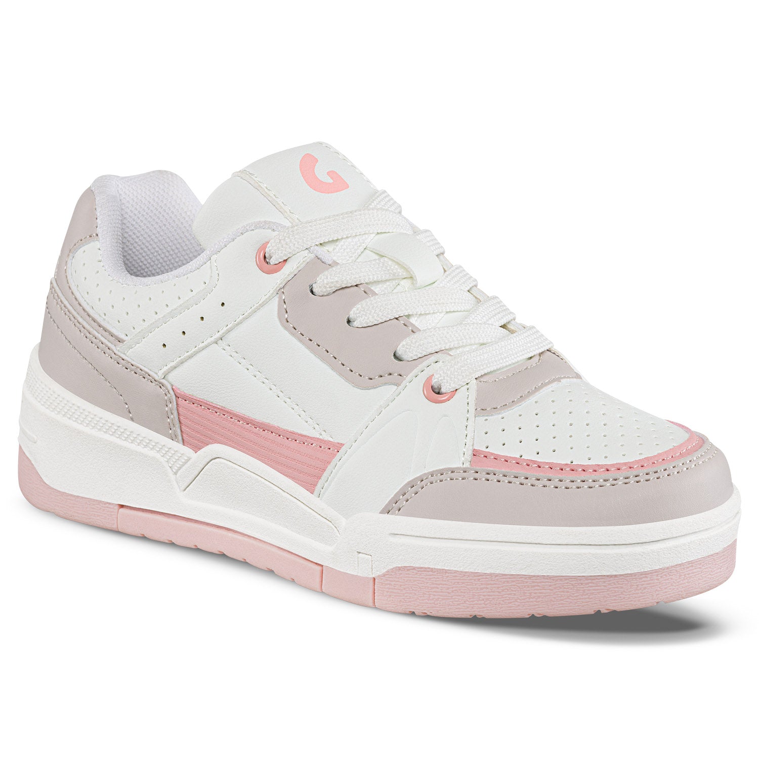 Tenis Urbanos Bejix Blanco-Rosa Los Gomosos para Niña