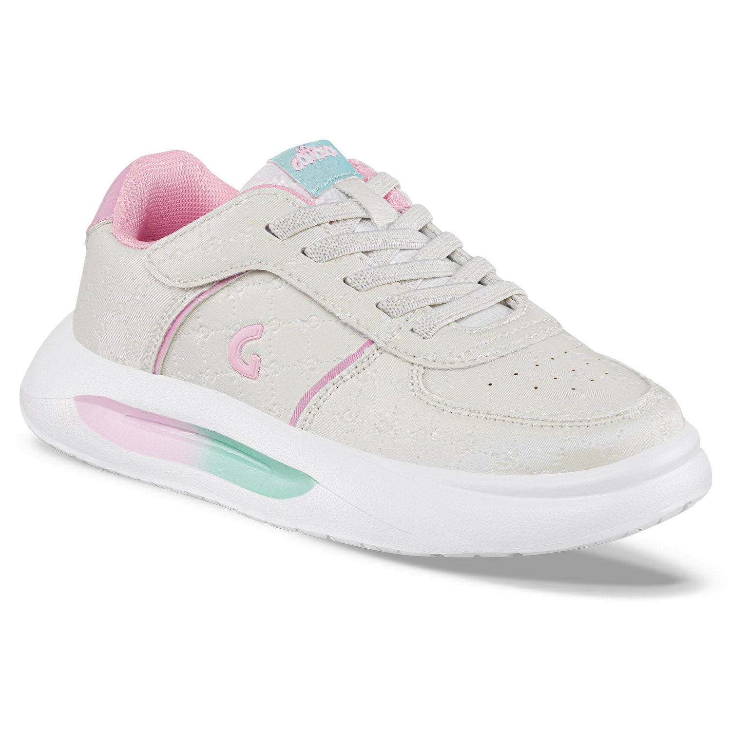 Tenis Urbanos Comarin Blanco-Rosa Los Gomosos para Niña