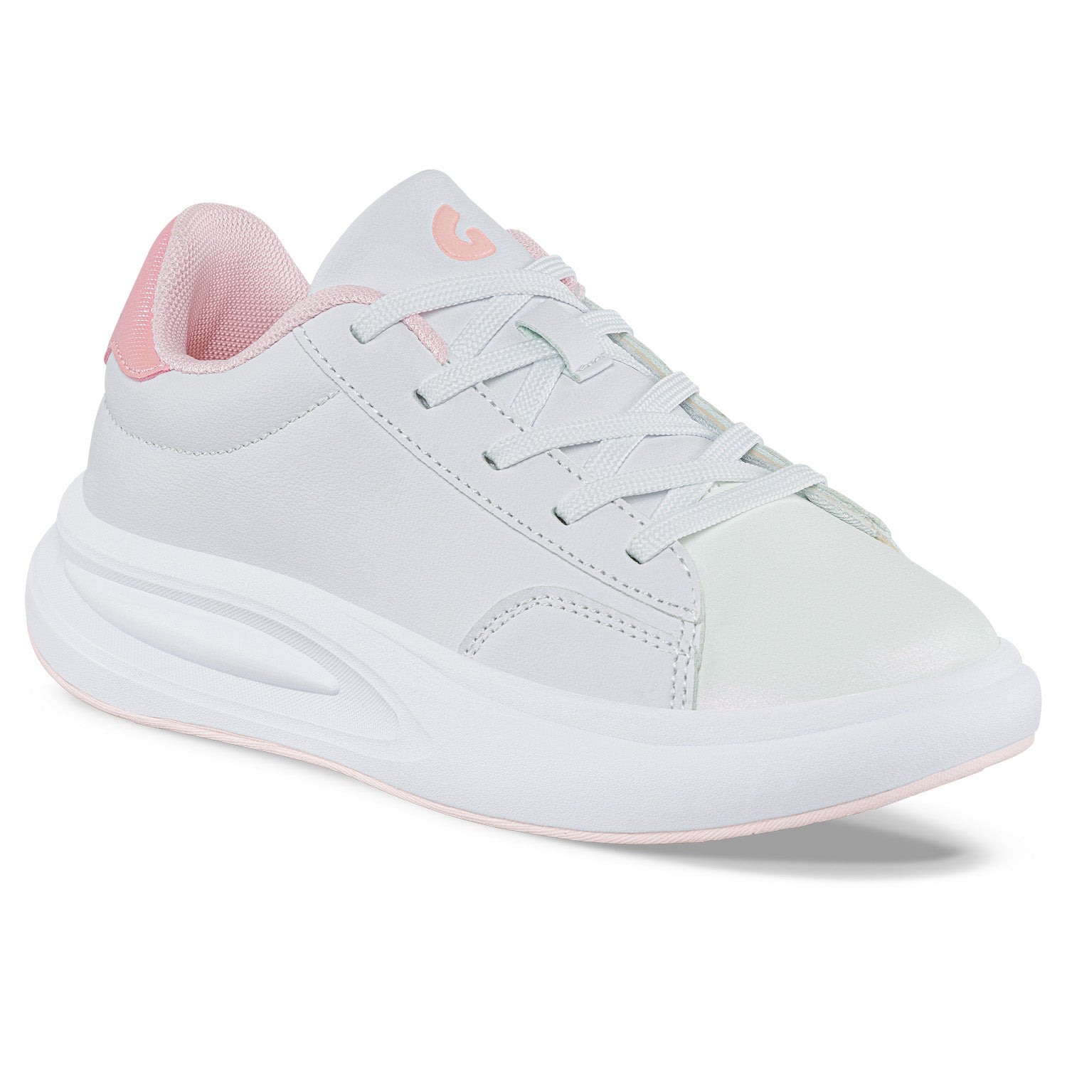 Tenis Urbanos Dakal Blanco-Rosa Los Gomosos para Niña