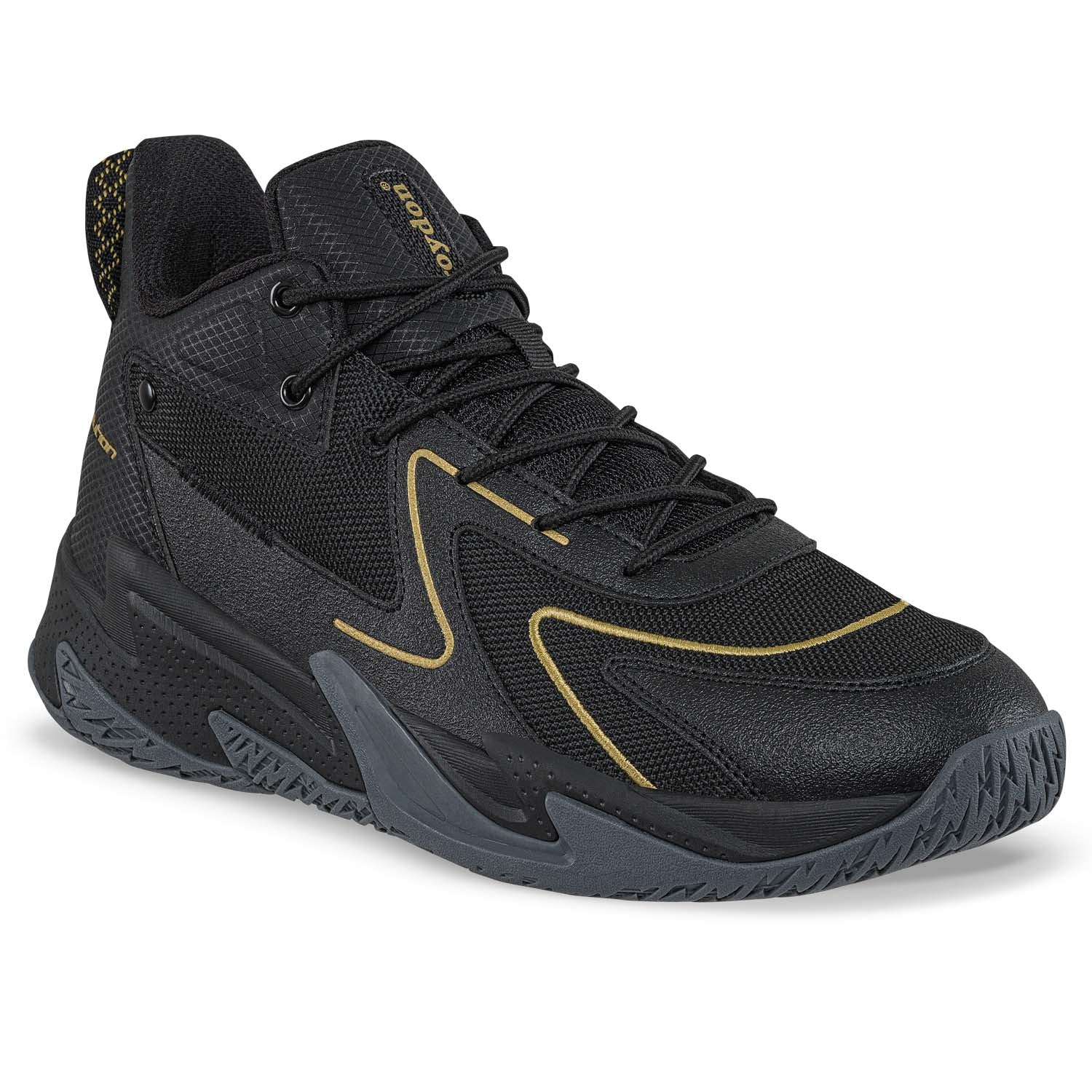 Tenis Basketball Jibun Negro Croydon para Hombre