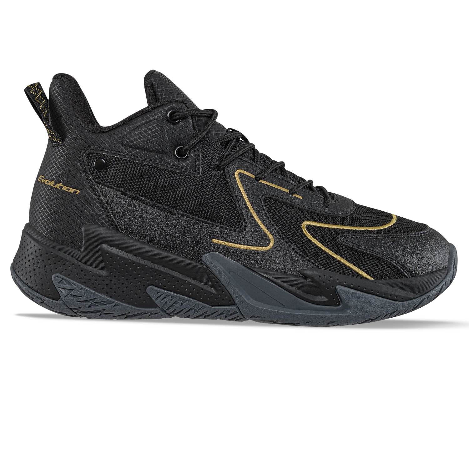 Tenis Basketball Jibun Negro Croydon para Hombre