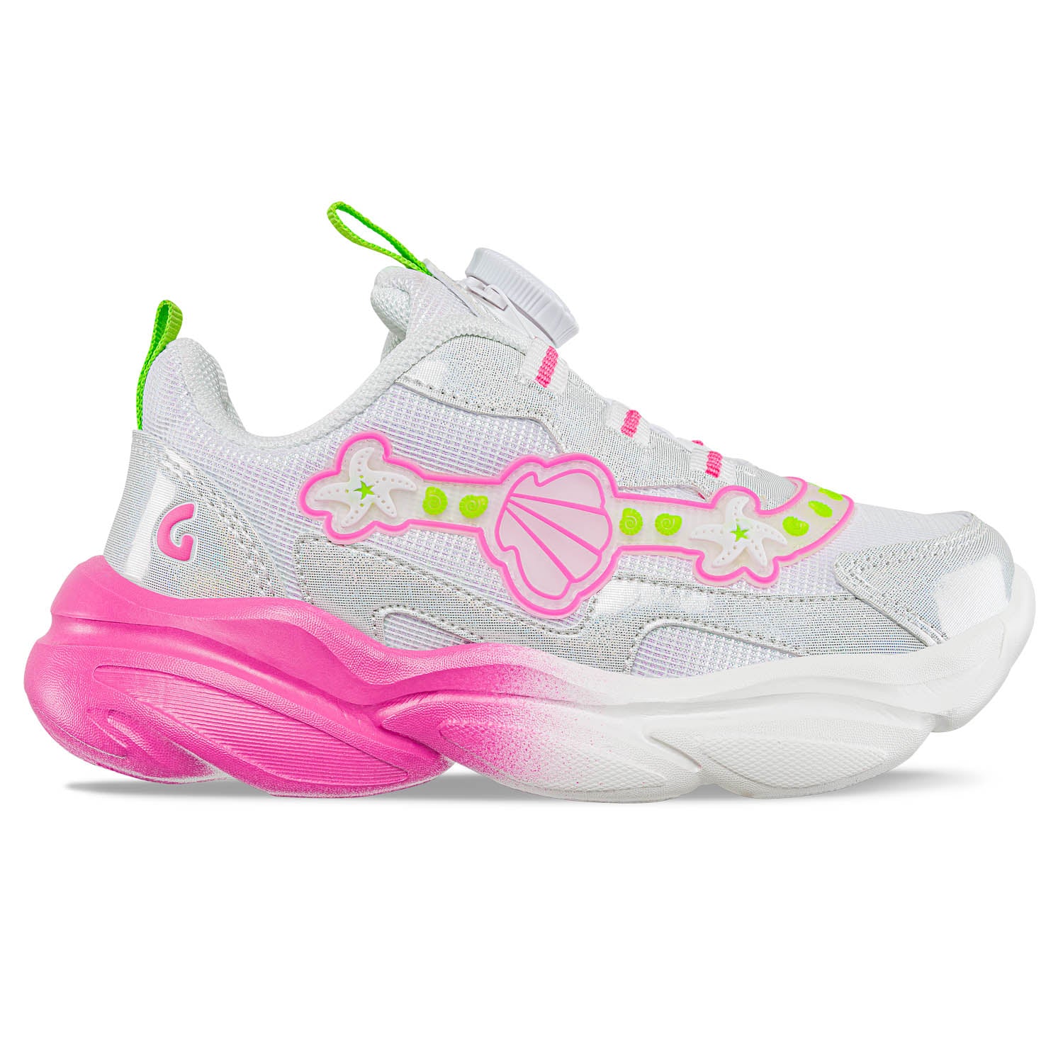 Tenis Luces Jomir Blanco Los Gomosos para Niña