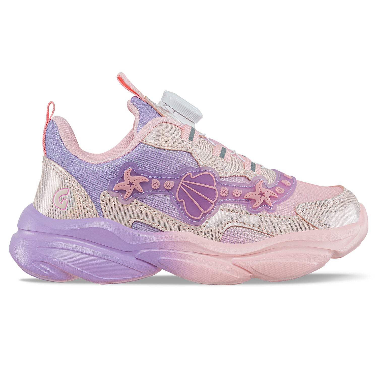 Tenis Luces Jomir Rosa Los Gomosos para Niña