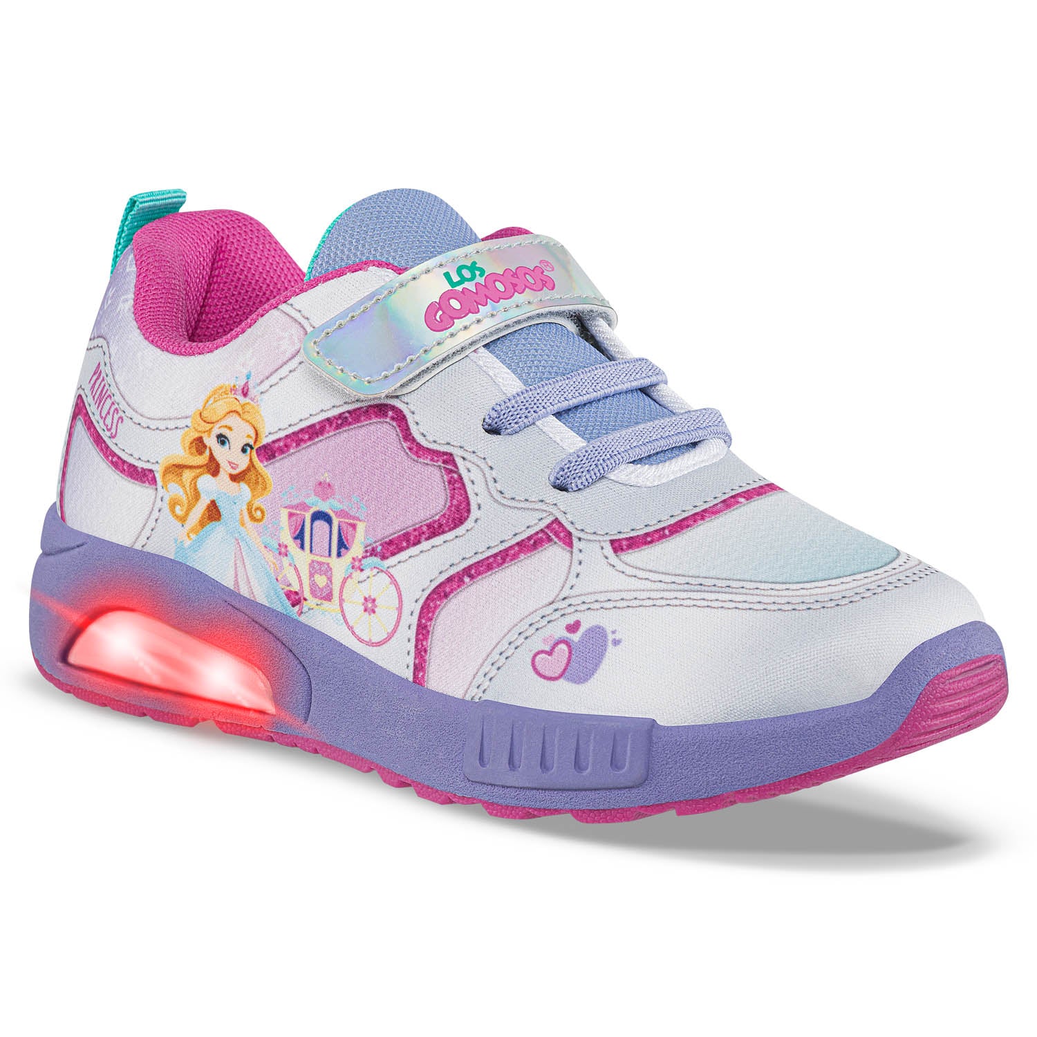 Tenis Luces Korida Blanco Los Gomosos para Niña