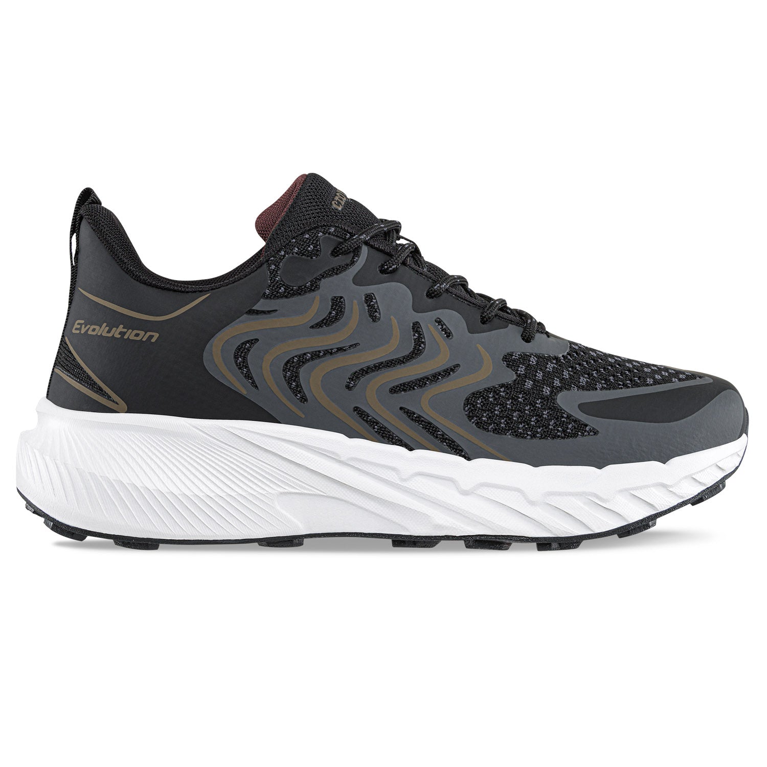 Tenis Running Krox Negro Croydon para Hombre