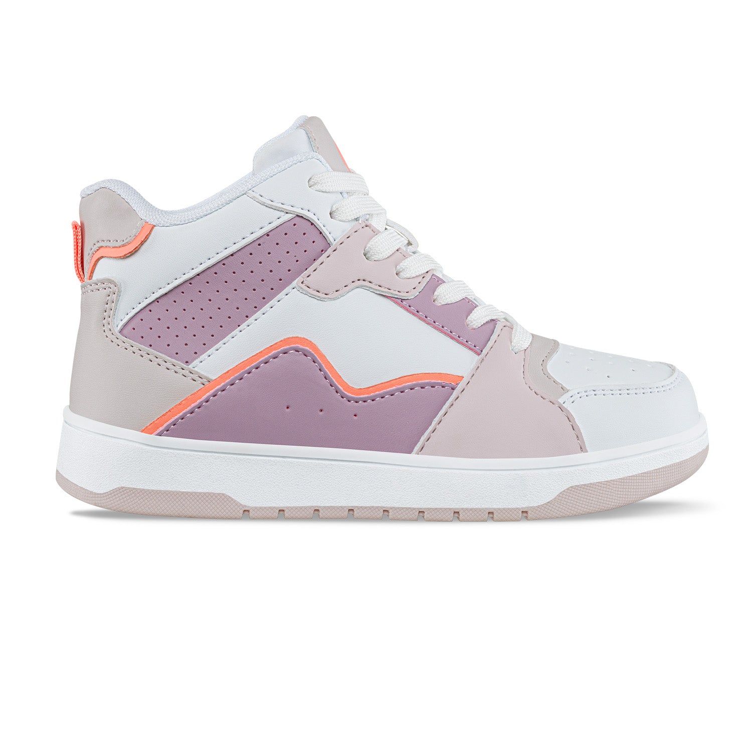 Tenis Urbanos Kuxoj Blanco-Mora Los Gomosos para Niña