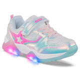 Tenis Luces Lunex Blanco Los Gomosos para Niña