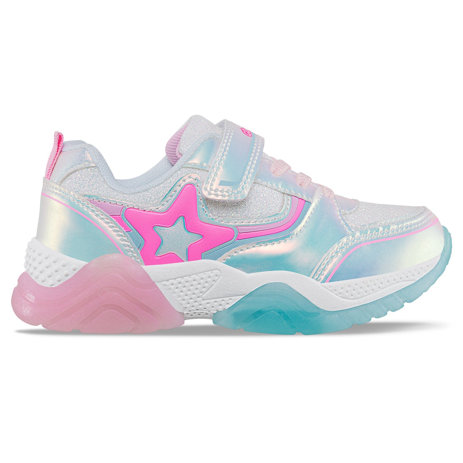 Tenis Luces Lunex Blanco Los Gomosos para Niña