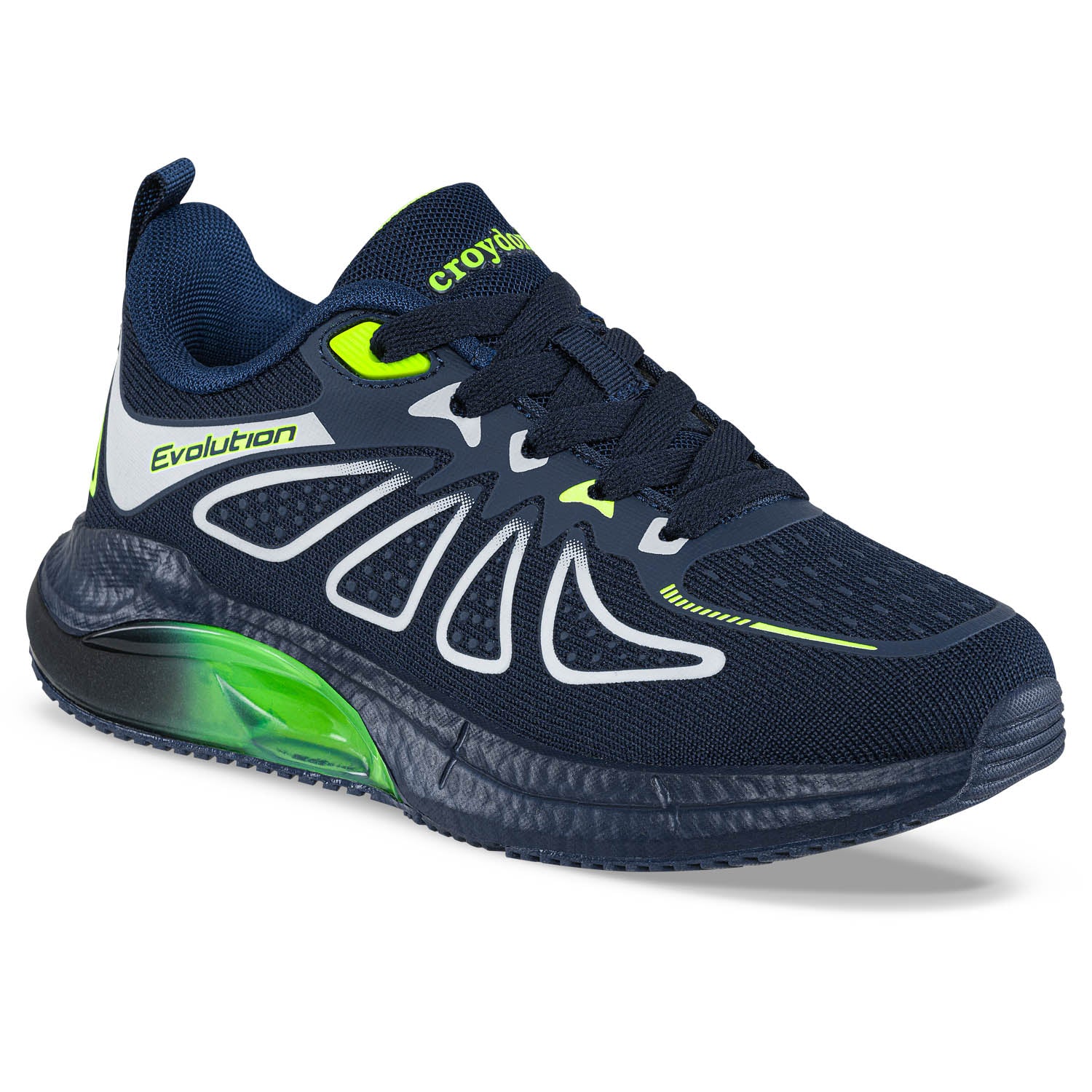 Tenis Running Lurven Azul Osc Croydon para Niño