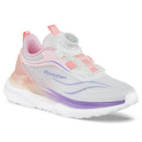 Tenis Running Quarlo Blanco-Rosa Croydon para Niña