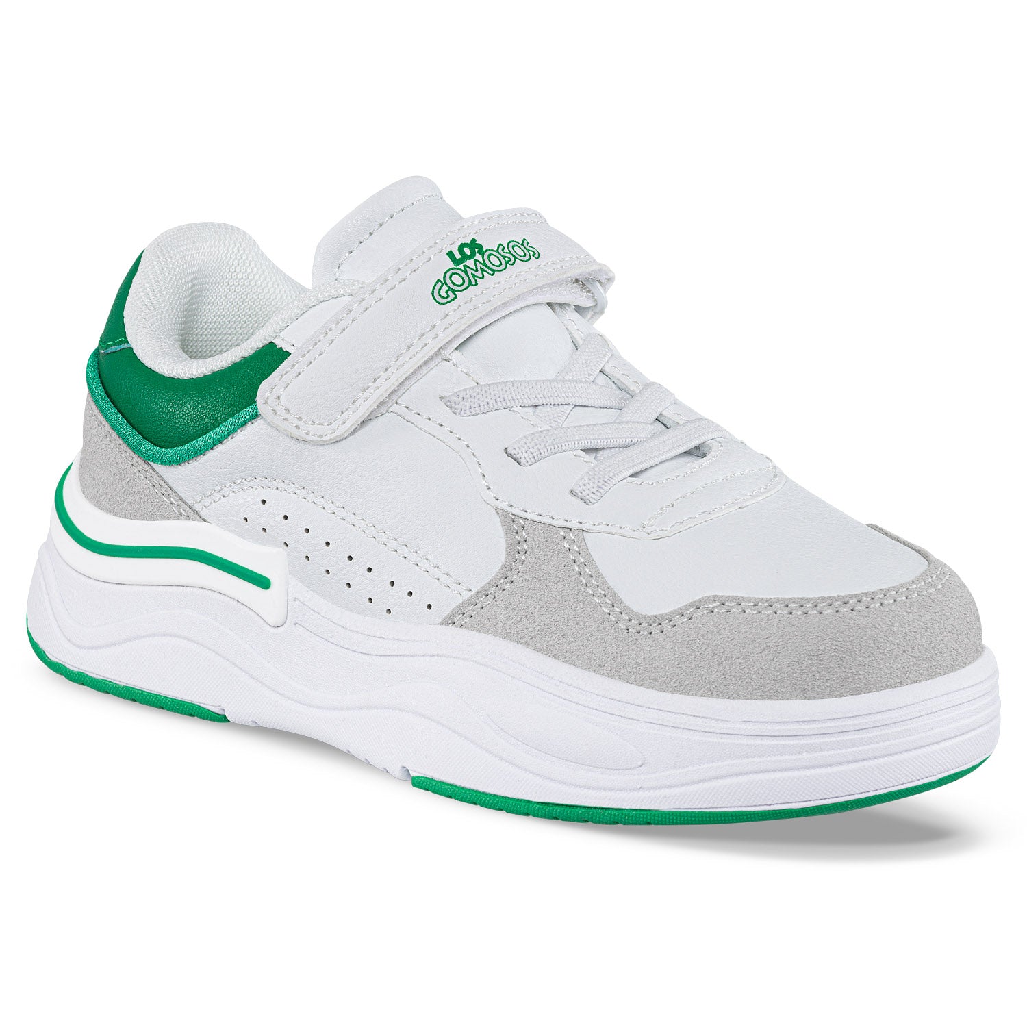 Tenis Urbanos Rekon Blanco-Gris Los Gomosos para Niño