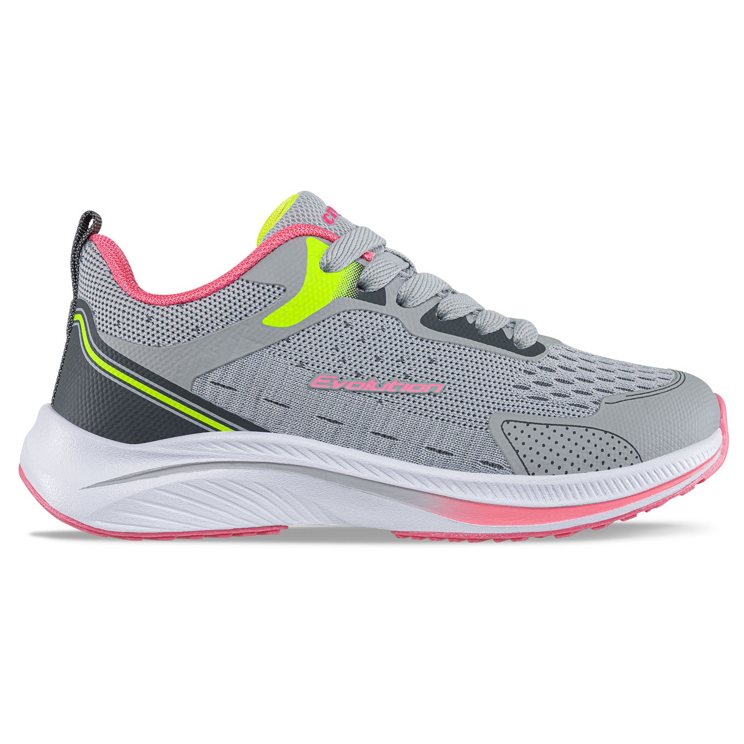 Tenis Running Tixmar Gris-Rosa Croydon para Niña