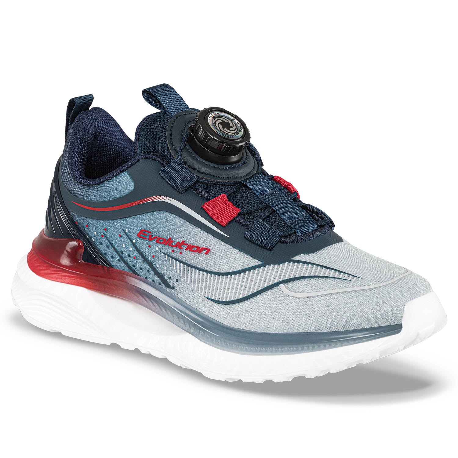 Tenis Running Virdox Azul-Rojo Croydon para Niño