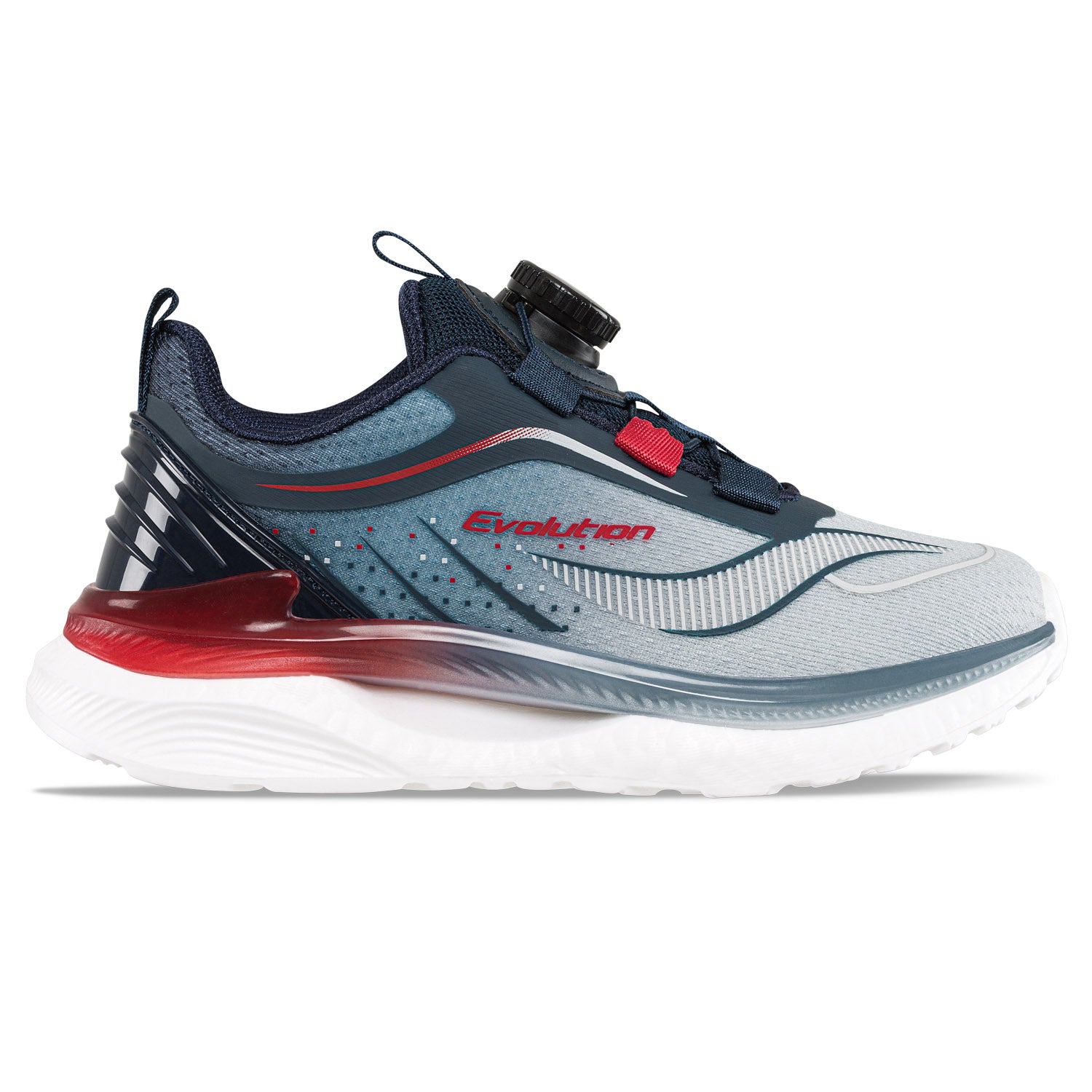 Tenis Running Virdox Azul-Rojo Croydon para Niño