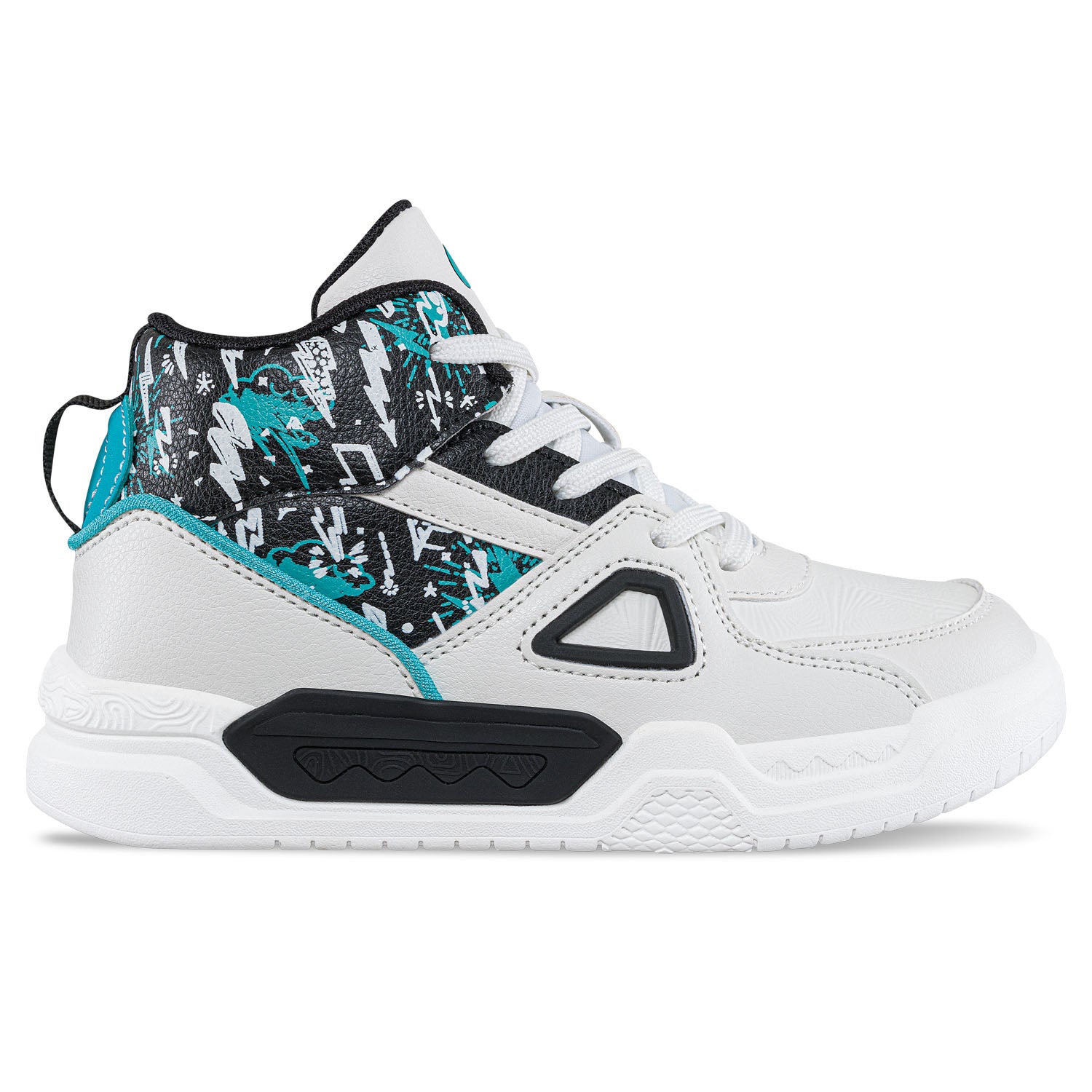 Tenis Urbanos Virwo Blanco-Negro Los Gomosos para Niño