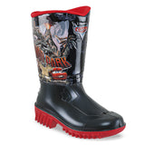 Botas Lluvia Sherman Cars Negro-Rojo Disney para Niño