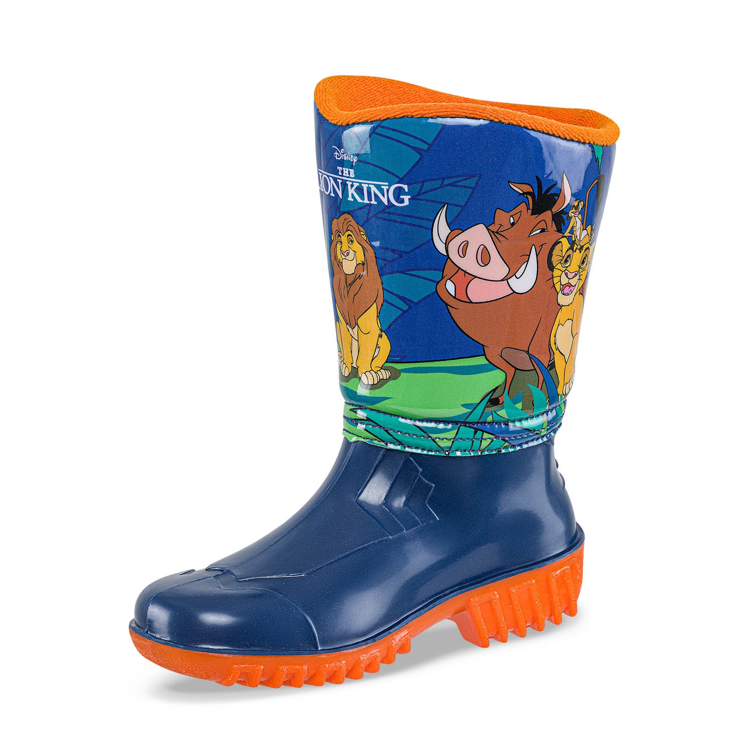 Botas Lluvia Mufa Rey Leon Azul-Nar Disney para Niño