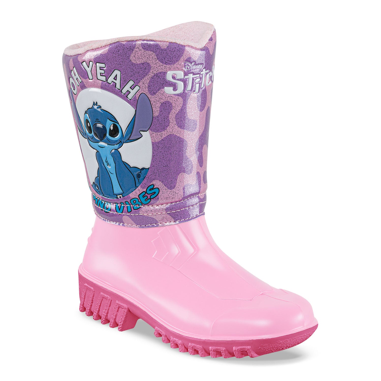 Botas Lluvia Yanel Stitch Rosa-Fucsia Disney para Niña