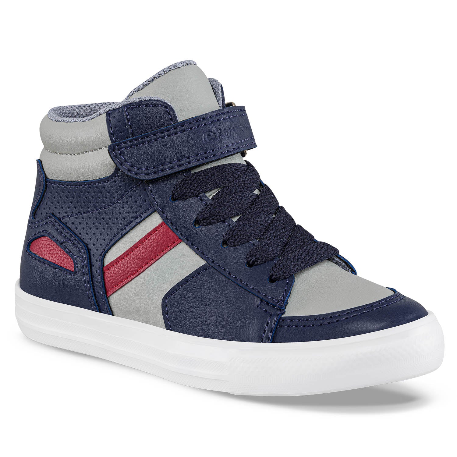 Tenis Casuales Manka Alto Gris Croydon para Niño