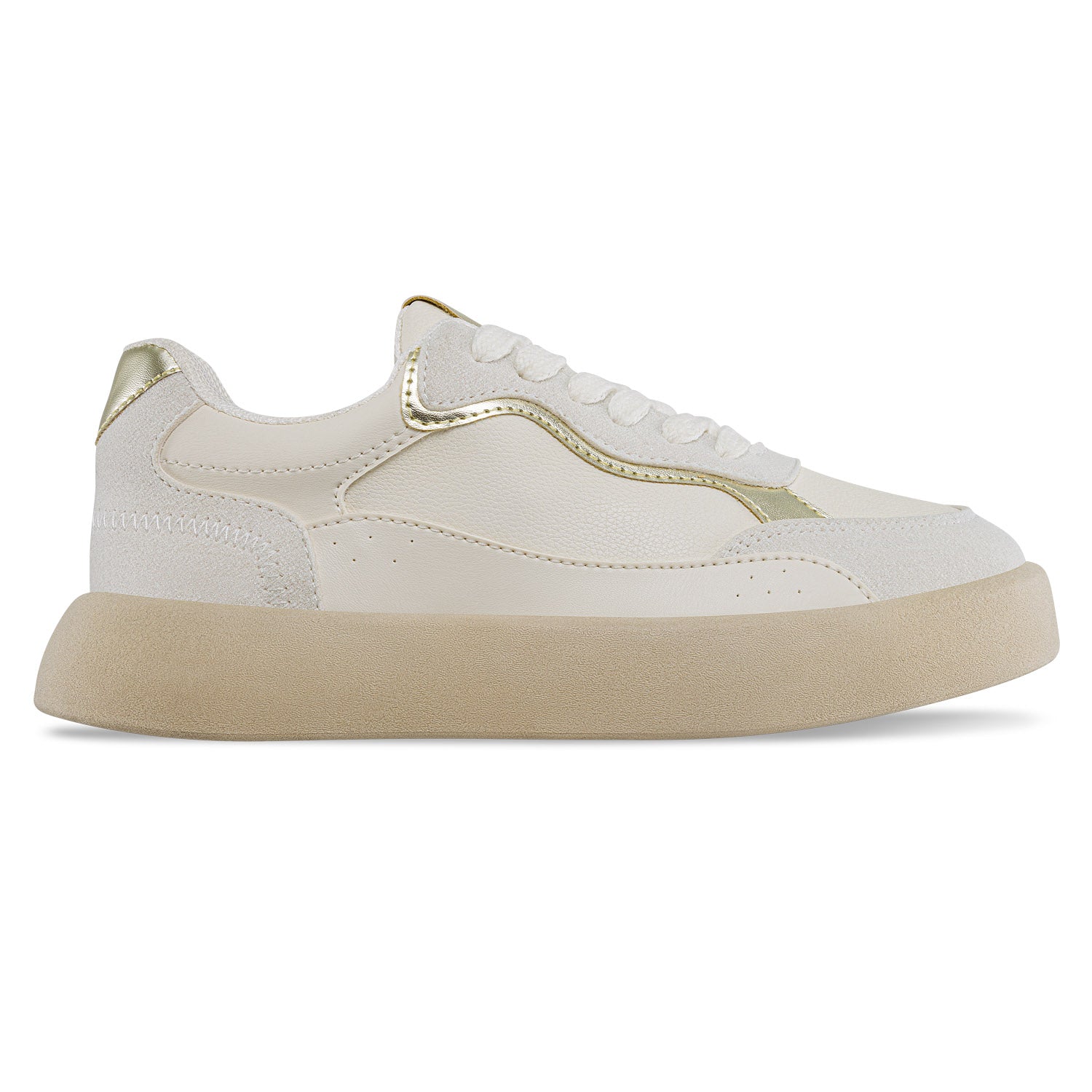 Tenis Urbanos Zoraida Beige Croydon para Mujer