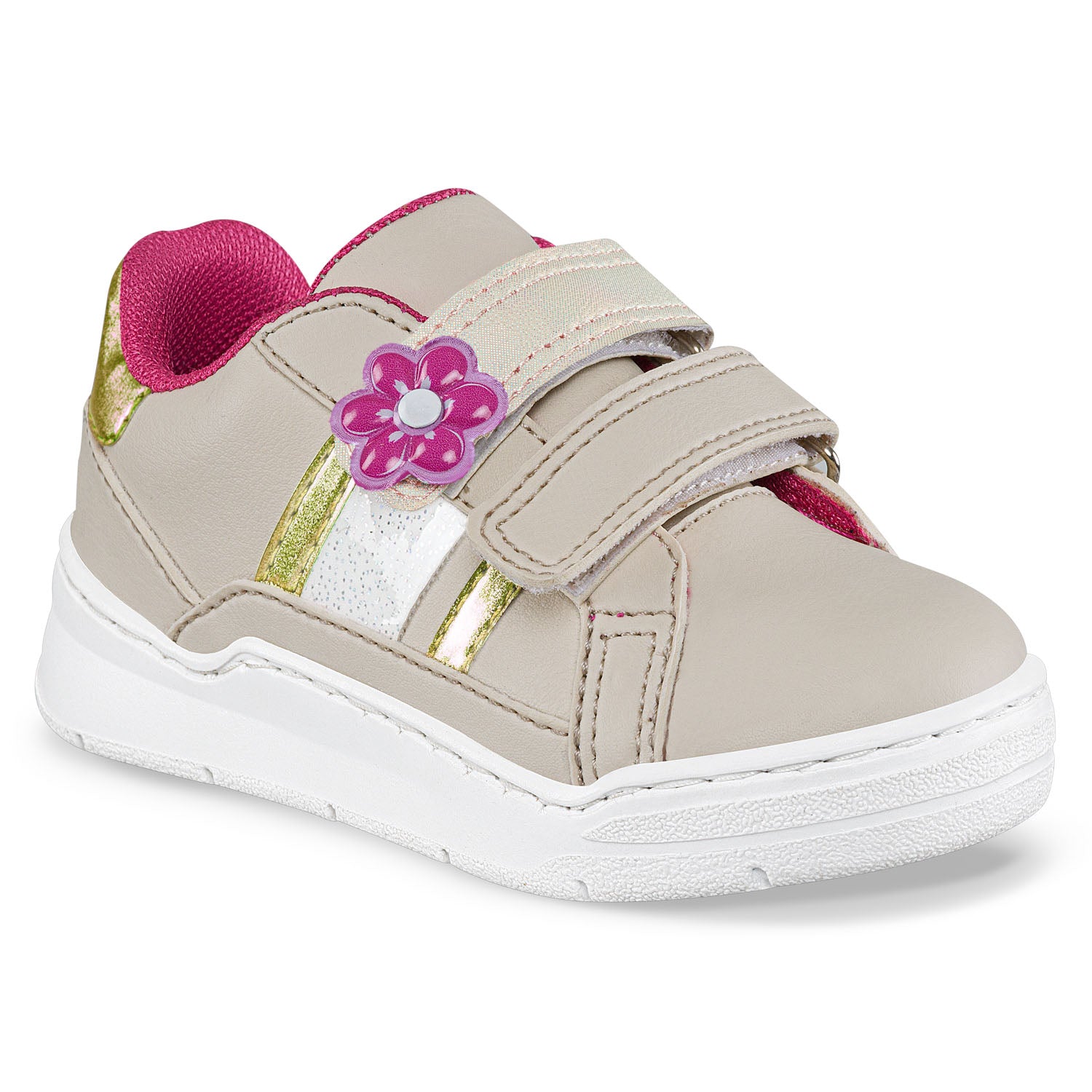 Tenis Casuales Zowie Beige Los Gomosos para Niña