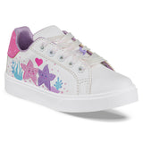 Tenis Casuales Haggis Blanco-Fucsia Los Gomosos para Niña