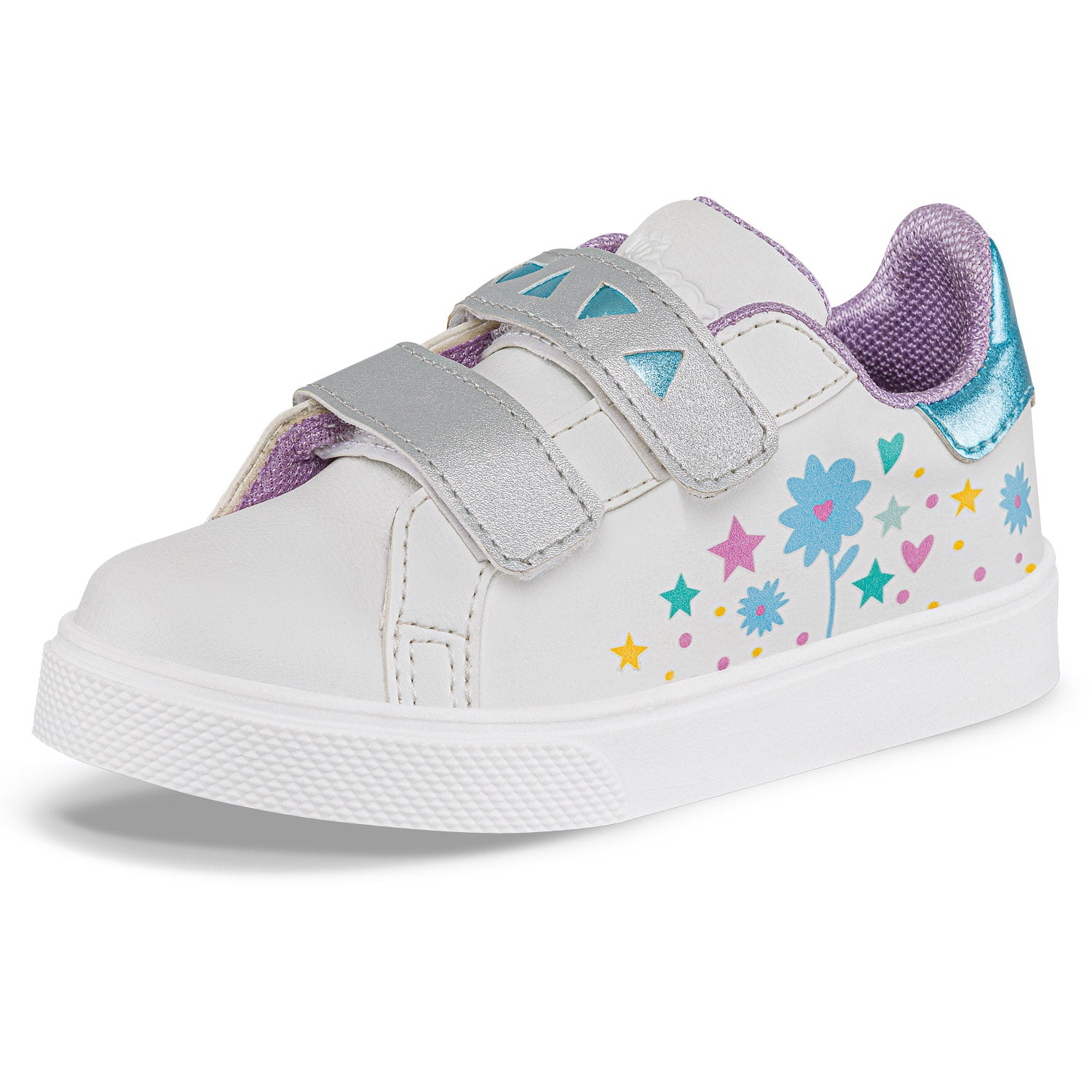 Tenis Casuales Stimpy Blanco-Azul Los Gomosos para Niña