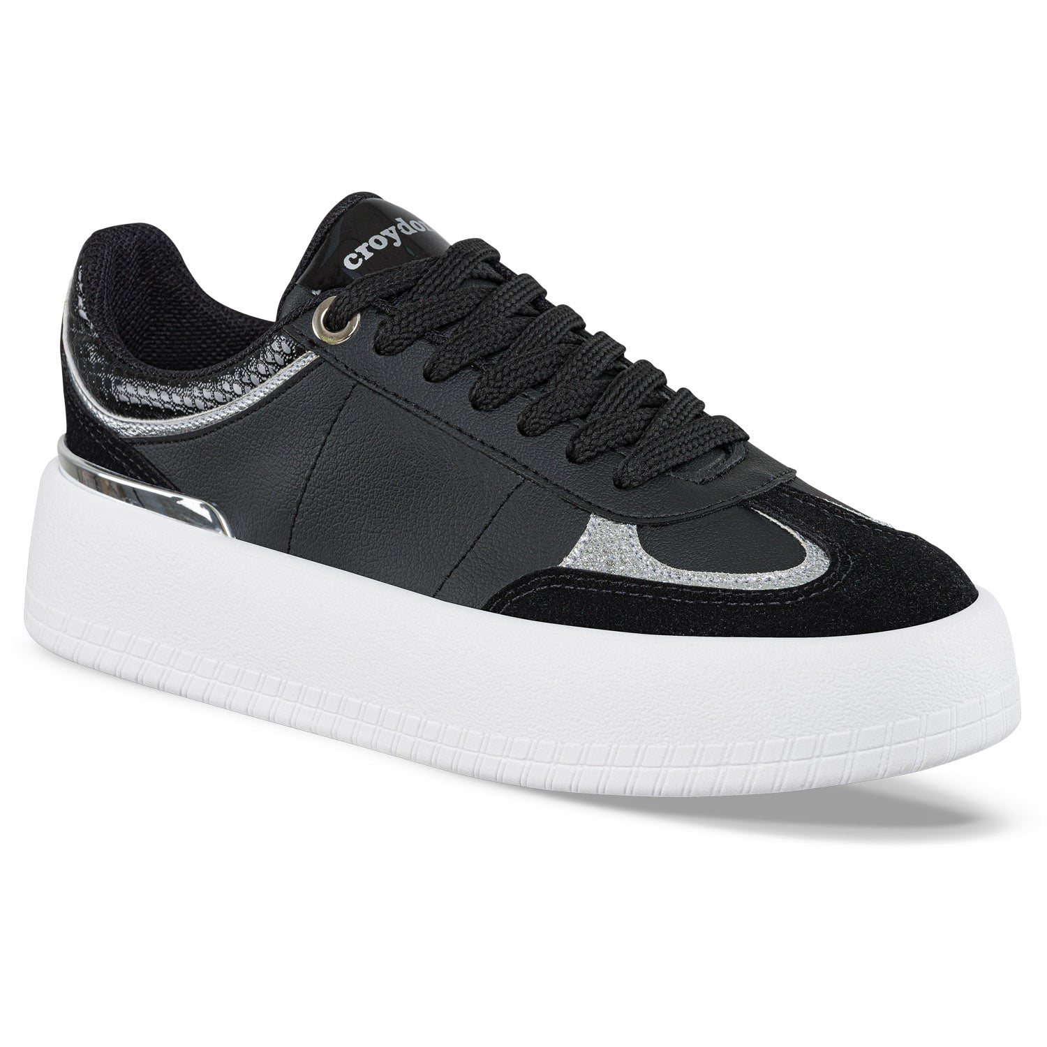 Tenis Urbanos Virginia Negro Croydon para Mujer