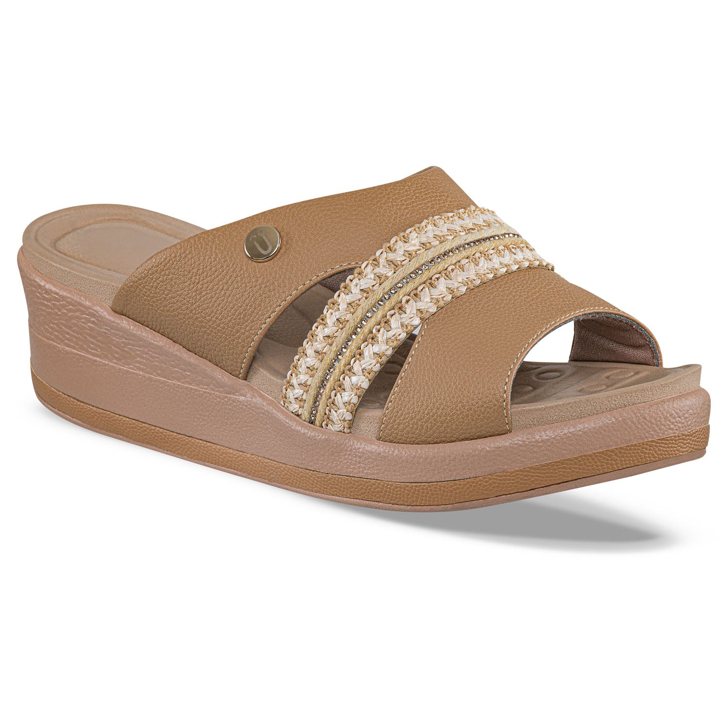 Sandalias Tacón Alfonsina Café Croydon para Mujer