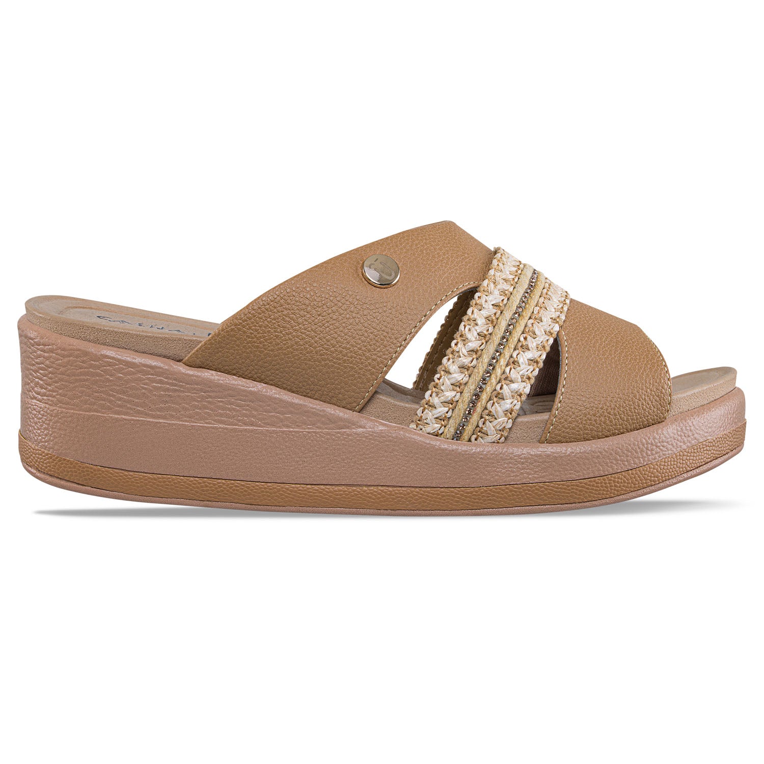 Sandalias Tacón Alfonsina Café Croydon para Mujer