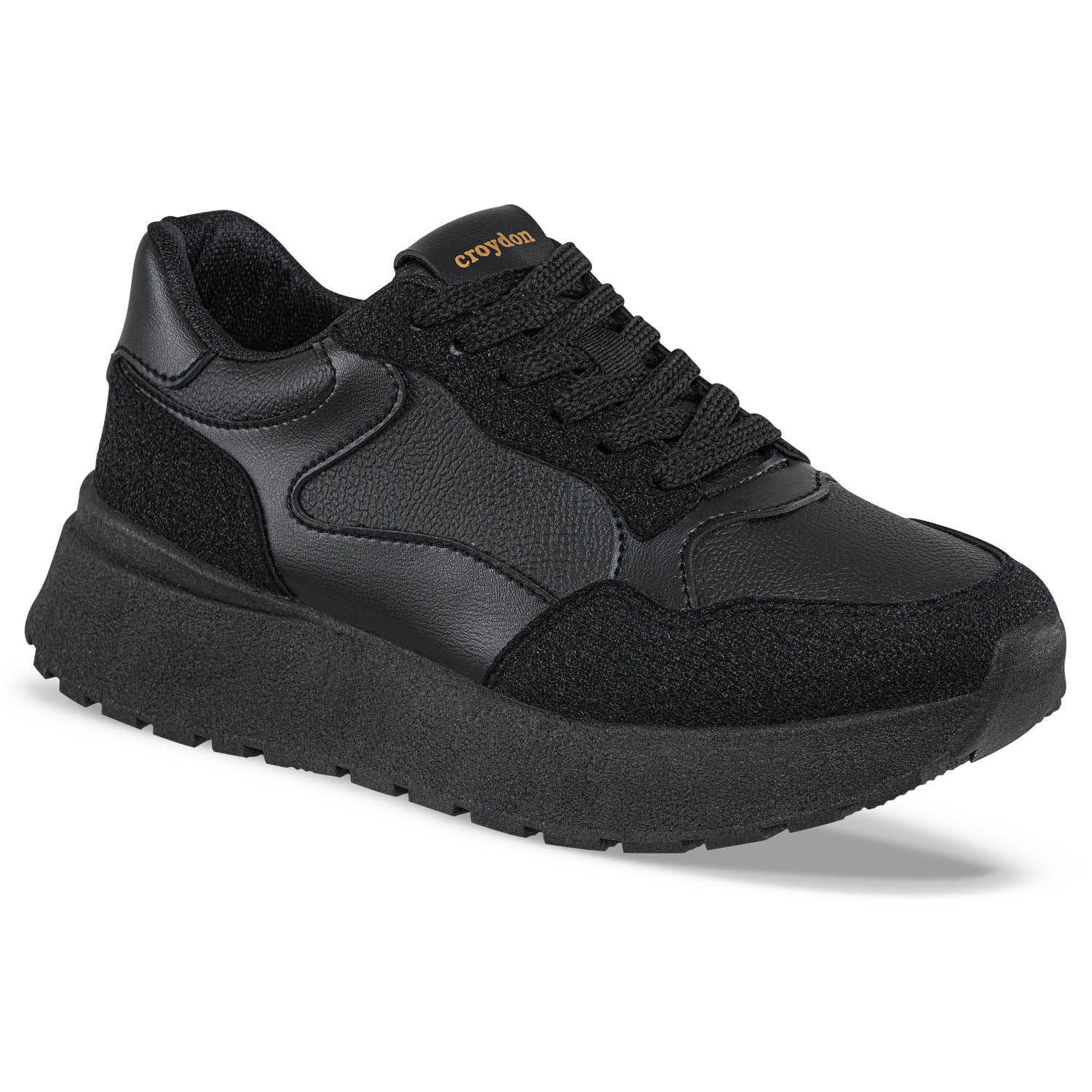Tenis Urbanos Agatha Negro Croydon para Mujer