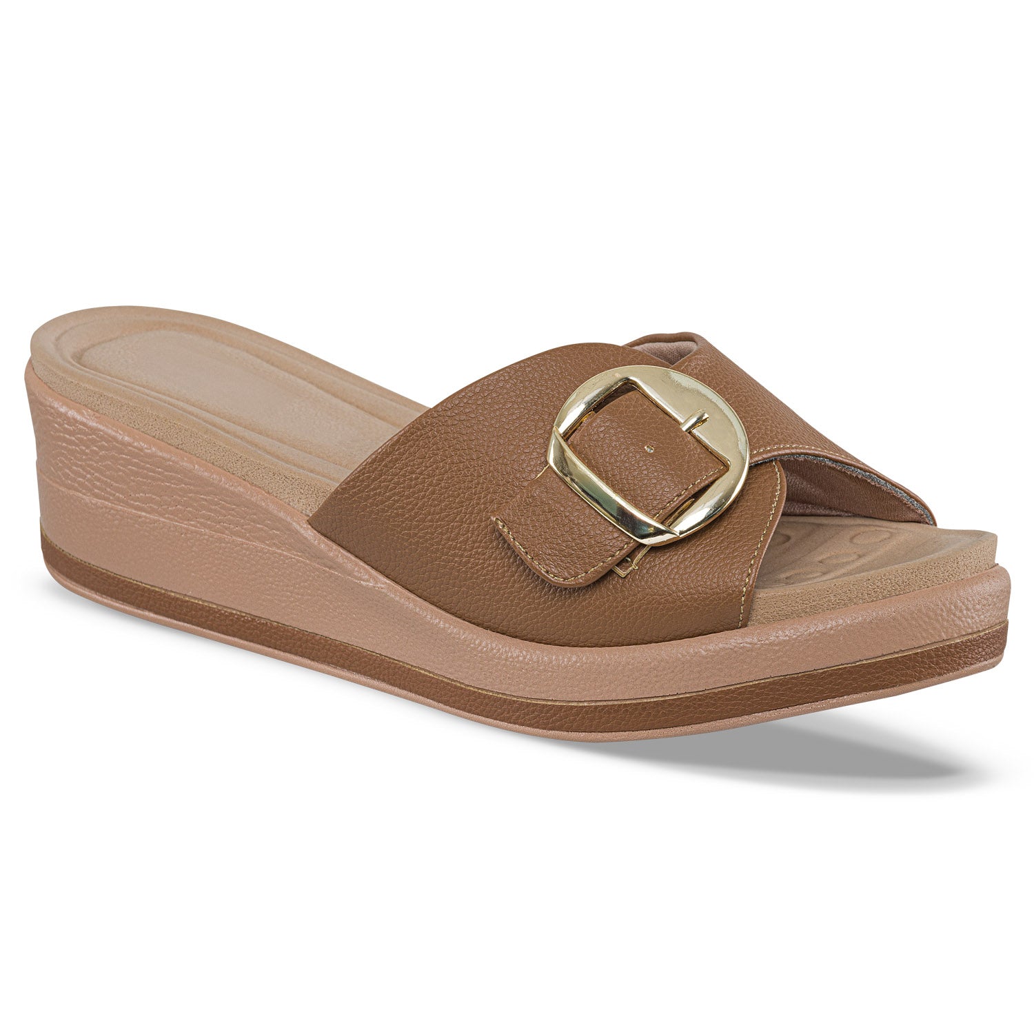 Sandalias Tacón Layna Café Croydon para Mujer