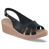 Sandalias Tacón Calista Negro Croydon para Mujer