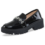Mocasines Fannie Negro Croydon para Mujer