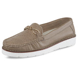 Mocasines Meredith Caqui Croydon para Mujer