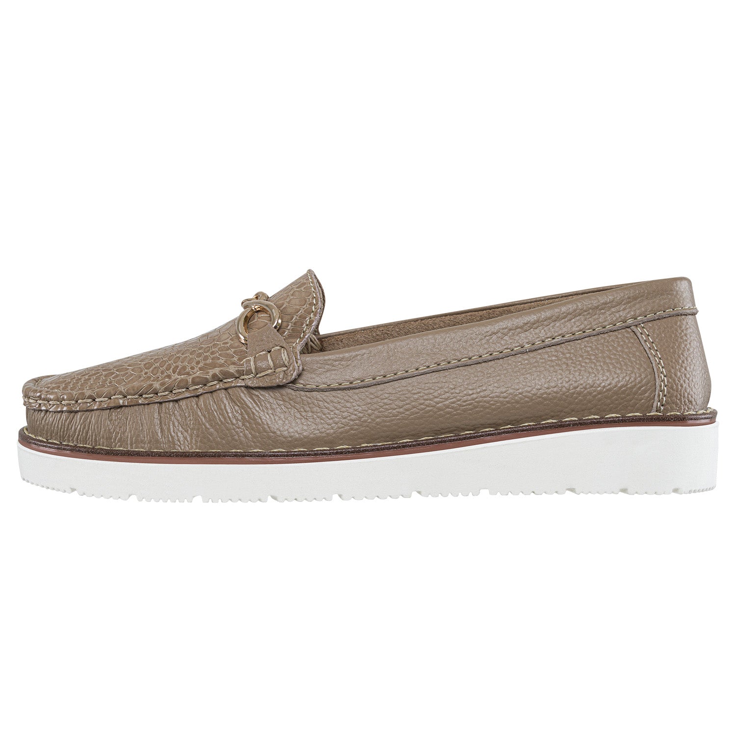 Mocasines Meredith Caqui Croydon para Mujer
