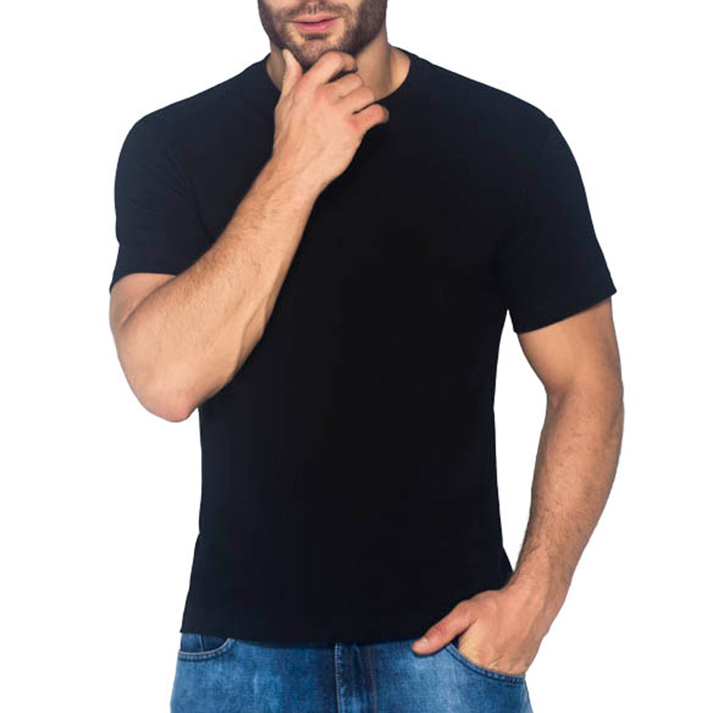 Camiseta Cuello Red Negro Croydon para Hombre