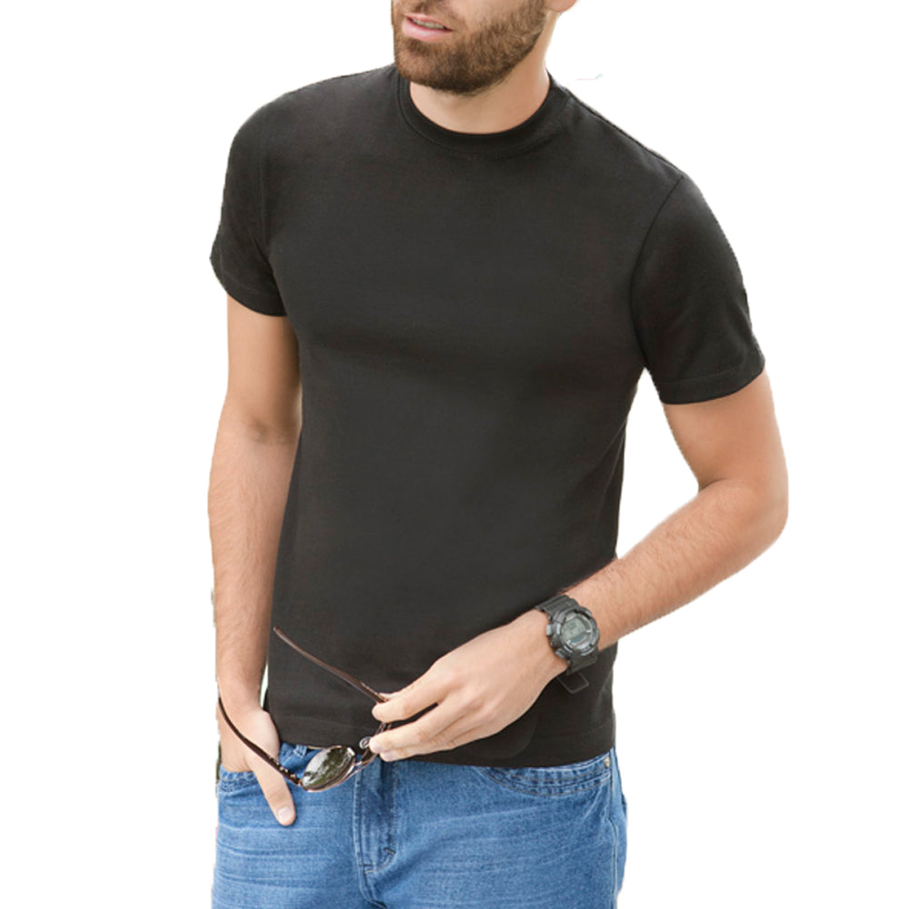 Camiseta Cuello Red Negro Croydon para Hombre