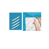 Sujetadores De Sabanas X 4 Blanco Croydon para el Hogar