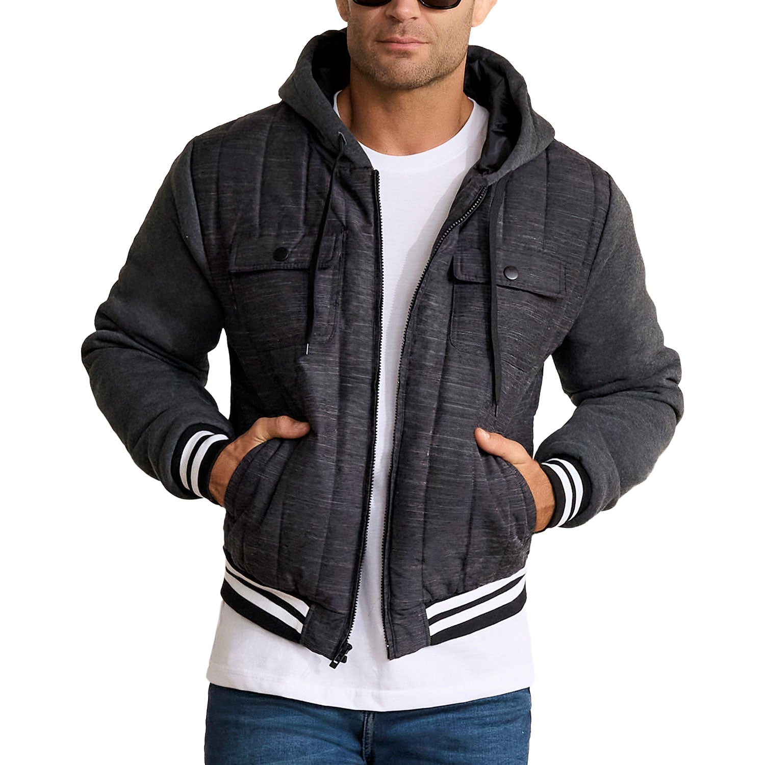 Chaqueta Aspen Gris Osc Croydon para Hombre
