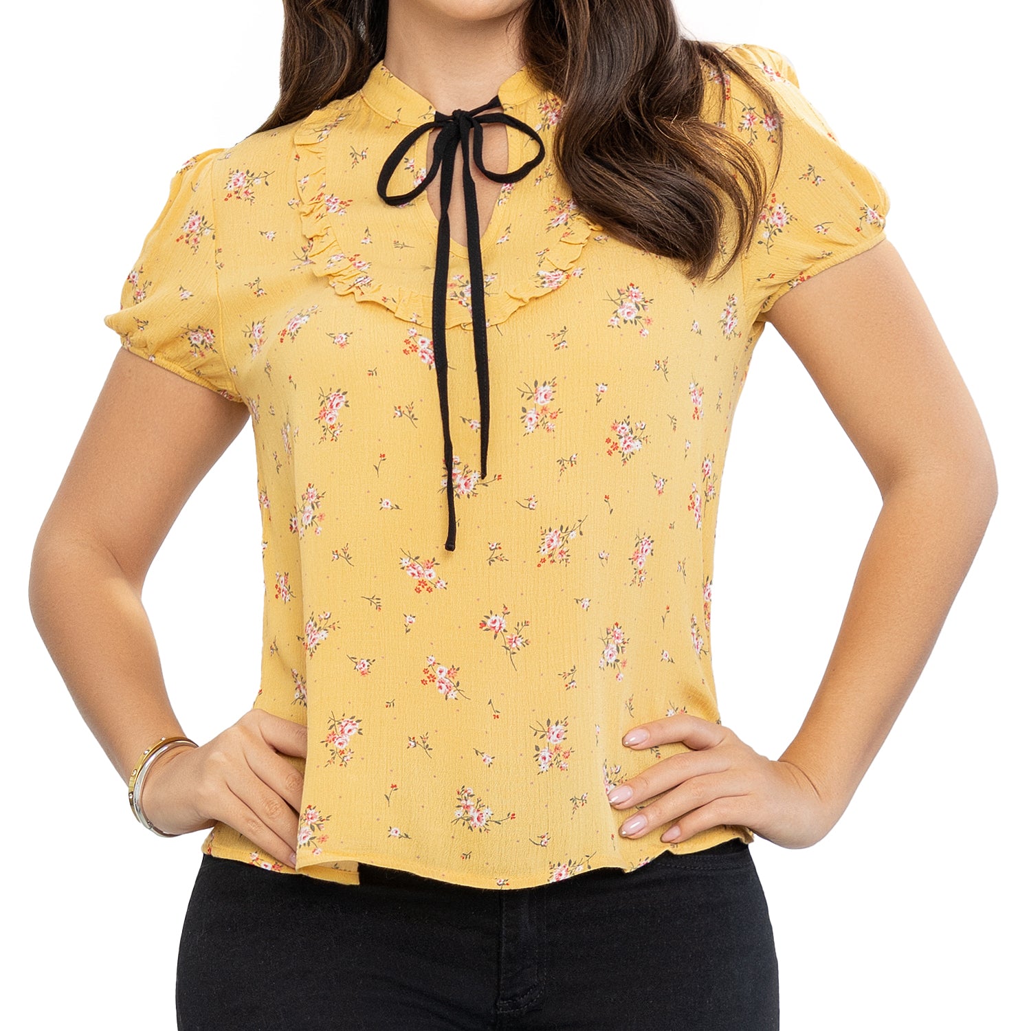 Blusa Alina Amarillo Croydon para Mujer
