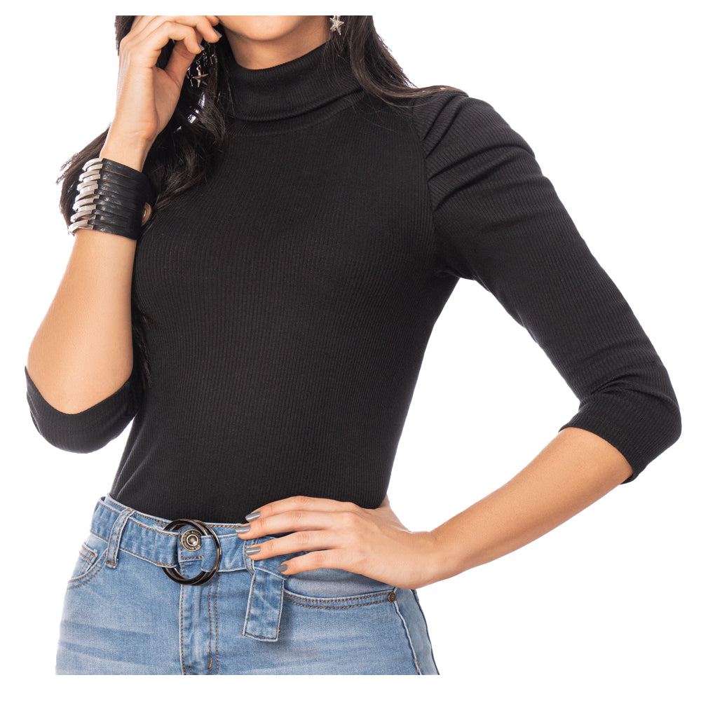 Blusa hermione Negro Croydon para Mujer