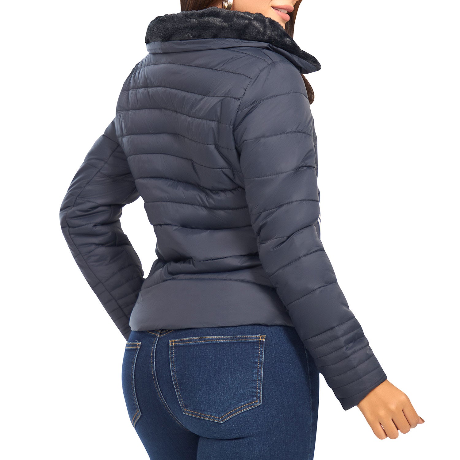 Chaqueta Lorena Azul Osc Croydon para Mujer